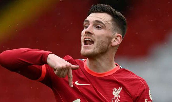 Andy Robertson Pen Down Another 3Years To Extends His Stay At Liverpool Till 2026