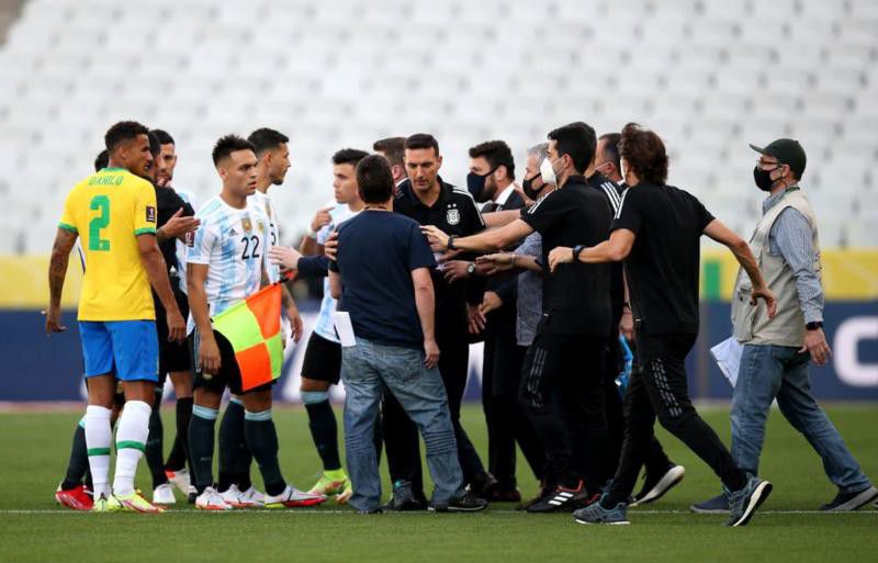 Brazil v Argentina Suspended After Visiting Players Accused Of Covid Violation