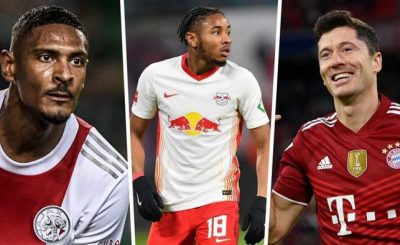 Haller Contests With Lewandowski And Nkunku For Champions League Prize