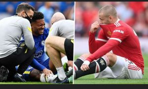 Man Utd & Chelsea Both Suffer Injury Blows As Luke Shaw & Reece James Replaced Before The Half Time