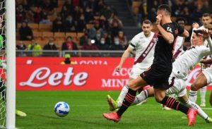 Olivier Giroud Scored The Only Goal As AC Milan Defeat  Torino To Top Of Serie A.