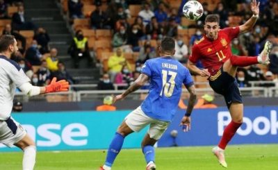 Spain Ended Italy's World-Record 37-Game Unbeaten Run At The San Siro To Reach The Nations League Final.