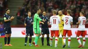 Lukasz Fabianski End His Poland Career As He Left The Pitch To A Standing Ovation And A Guard Of Honour in their 5-0  Win Over San Marino.