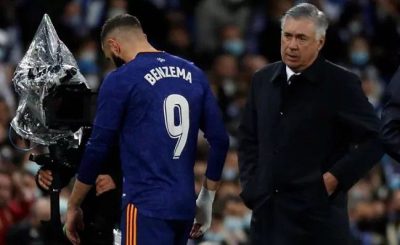 Benzema Could Miss Real Madrid Next Two Matches After Suffering Injury Against Real Sociedad