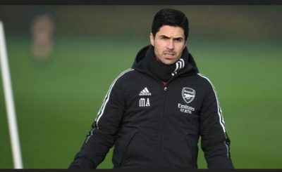 Arsenal Boss: Mikel Arteta Sets to Miss Man City Clash Due To Covid-19