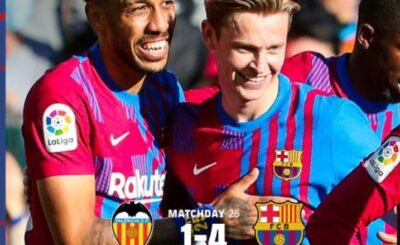 Valencia Vs Barcelona 1-4 Highlights (Watch& Download)