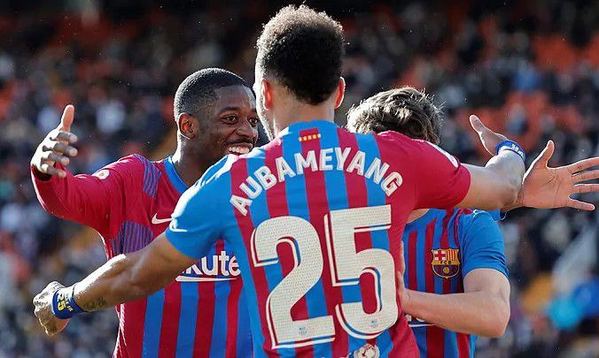 Aubameyang: When I Arrived, I Told Dembele That He Had To Stay