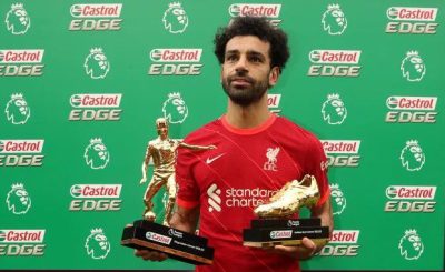 Mohamed Salah Wins Castrol Playmaker Of The Season Award