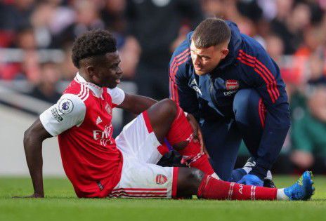 Injury Boost As Bukayo Saka Coould Feature Against Chelsea On Sunday