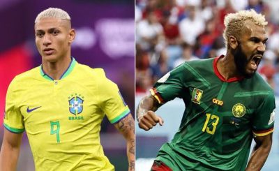 Cameroon vs Brazil XI: Team News Possible Lineup