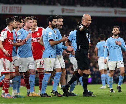 FA Charge Arsenal And Man City Players For Confronting Referee