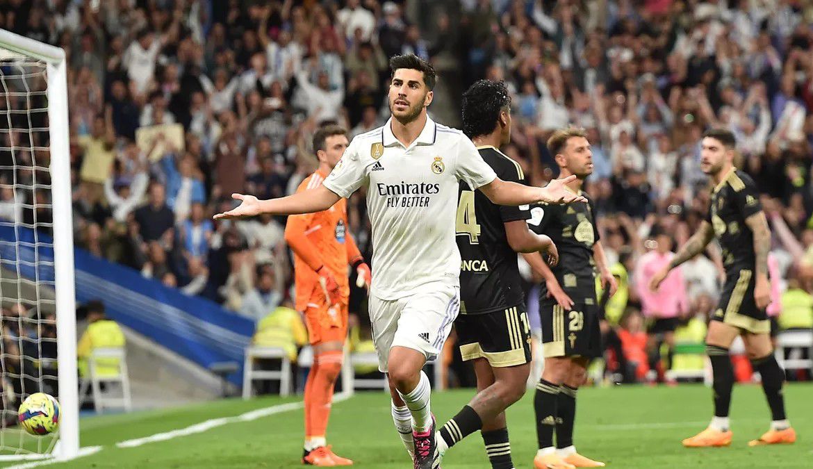 Real Madrid beat Celta Vigo 2-0 at the Bernabeu on Saturday evening to move to within eight points of La Liga leaders Barcelona. Marco Asensio put the hosts in front on the verge of half-time with a deflected shot after good work from Vinicius Jr in the build-up. Eder Militao doubled their lead with a trademark header from a corner shortly after the break. Los Blancos face Girona on Tuesday, looking to keep up the pressure on Barca, while Celta will try to bounce back at home against Elche on Wednesday.
