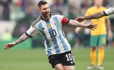 Messi scores a fastest goal in Argentina vs Australia