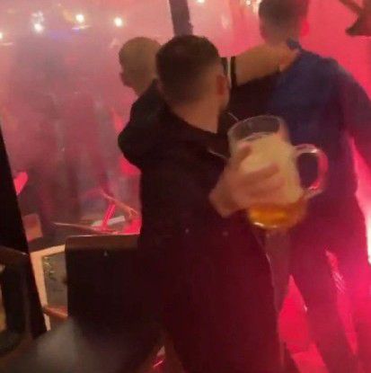 PSG fans attacked Newcastle away fans