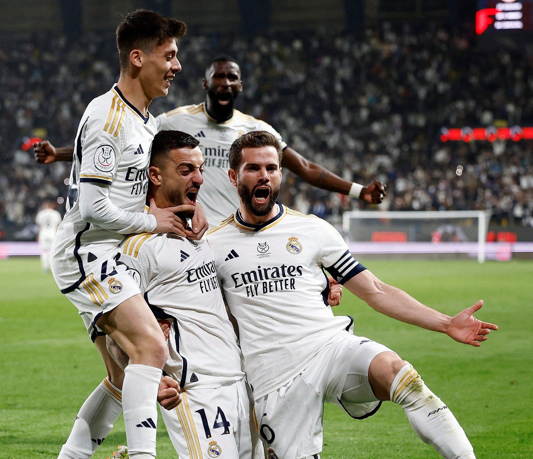 Real Madrid vs Barcelona 41 Highlights Supercopa Sportdaylight