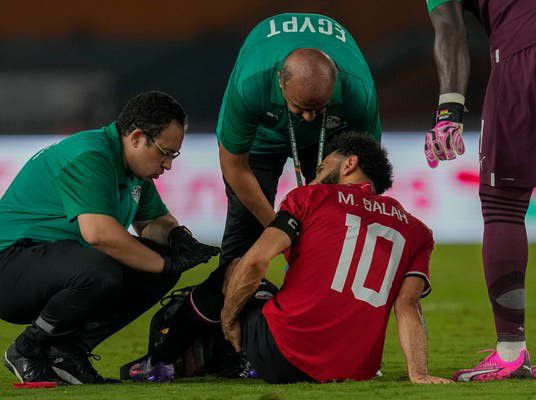 Salah injury AFCON 