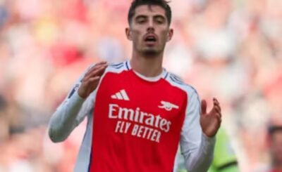 Mikel Arteta Reveals Reason Behind Kai Havertz's Absence from Arsenal's Brentford Clash